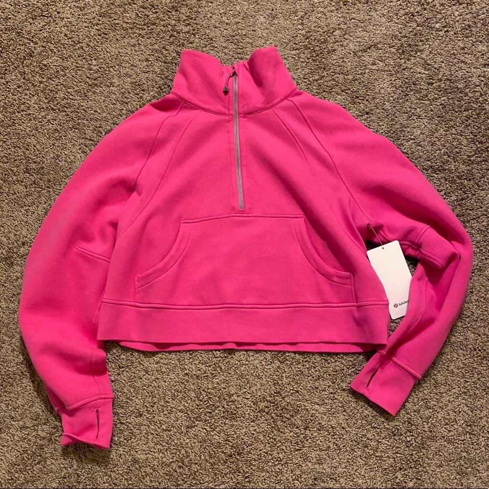 Lululemon funnel neck - sonic pink